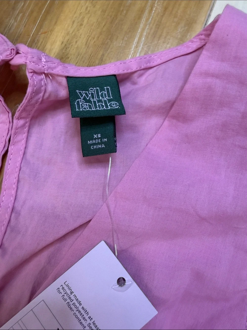 wild fable Light Pink Ruffle Tiered Mini Dress - Picture 5 of 6